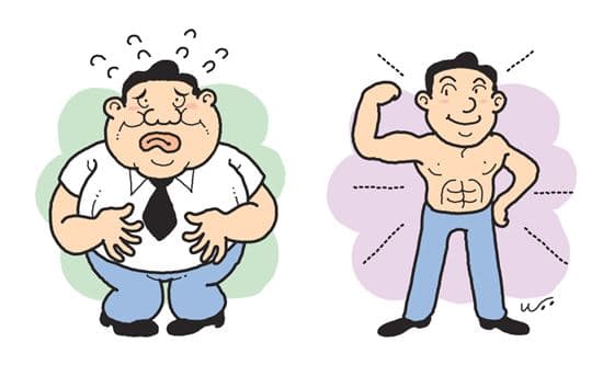 그 남자의 '완벽 복근', 알고보니 성형?